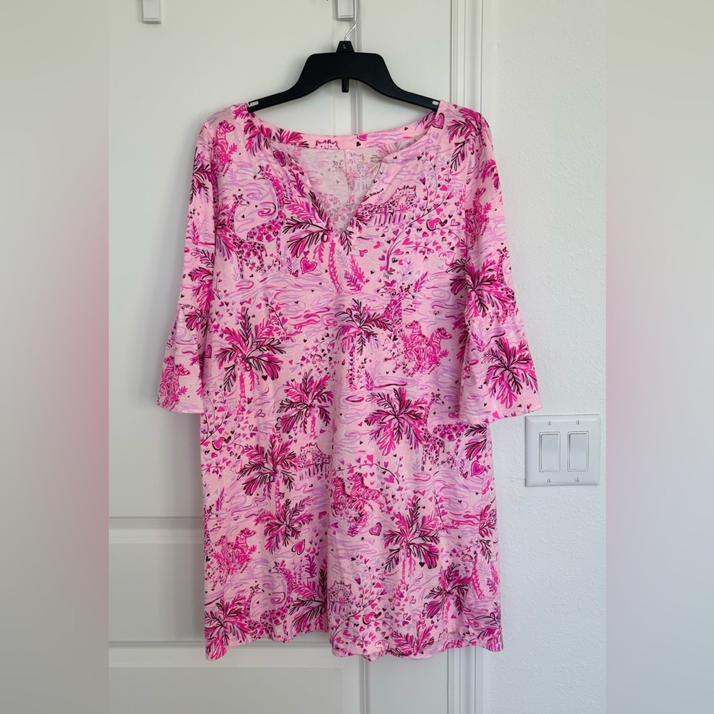 Lilly Pulitzer Tosha Dress in Pink Blossom Print - Medium
